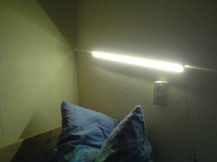 Led-Leiste am Kopfende