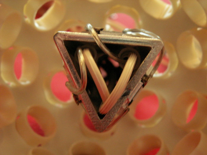 Alu-Kühlprofil im Innern (Sicht von unten)